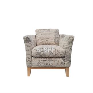 Rosa Accent Chair ( Lighthouse Cobblestone) 